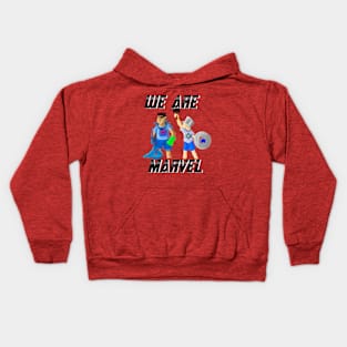 We Are Marvel Pod Just Name and Characters Kids Hoodie